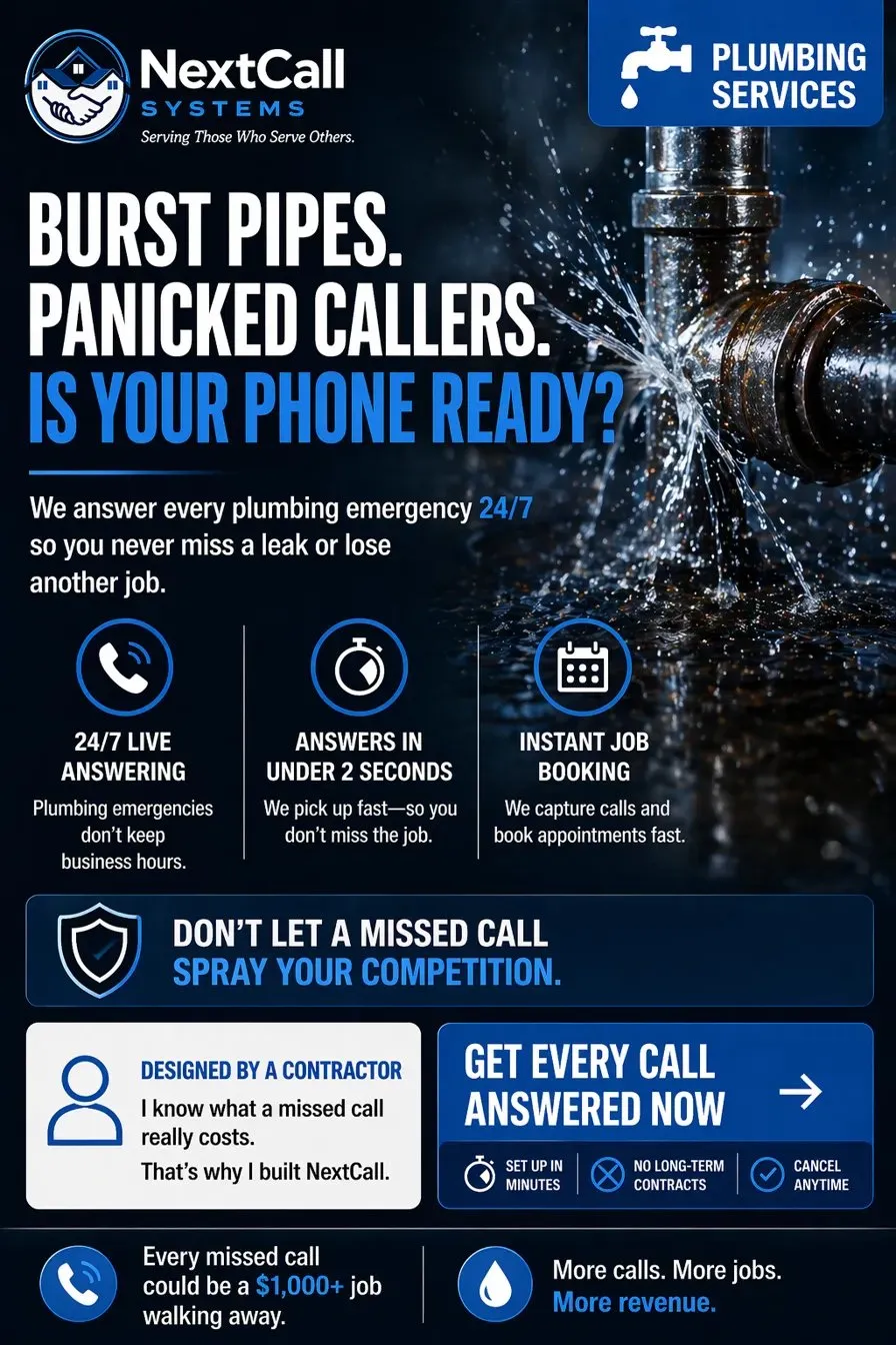 Plumbing Services — NextCall Systems